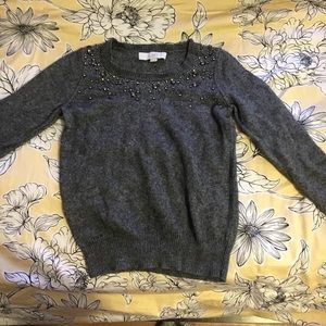 Loft beaded sweater